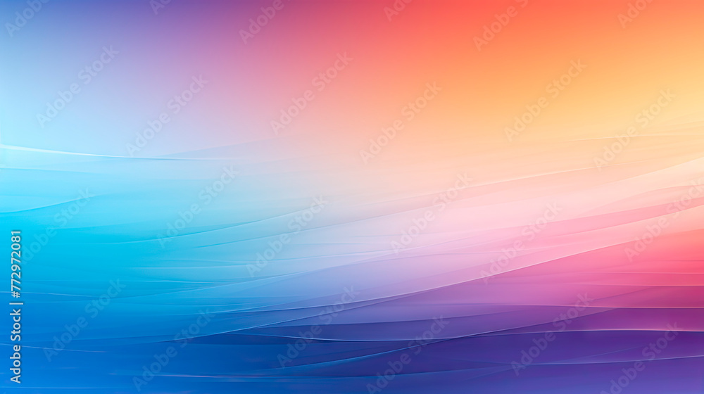 Poster colorful abstract background with wave patterns under a sky