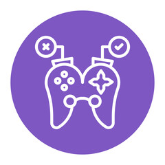 Testing Game icon vector image. Can be used for Game Design.