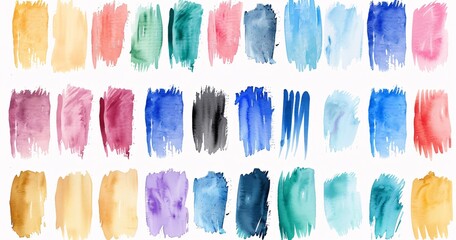 Colorful Paint Brushes A Monthly Artist's Palette Generative AI