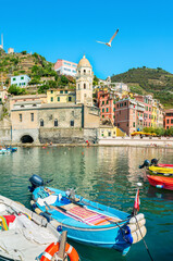 View of Vernazza in summer - 772975836