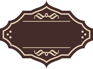 Vintage Label Badge Element