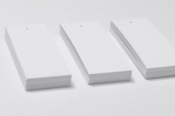 Photo of business cards. Template for branding identity. For graphic designers presentations and...