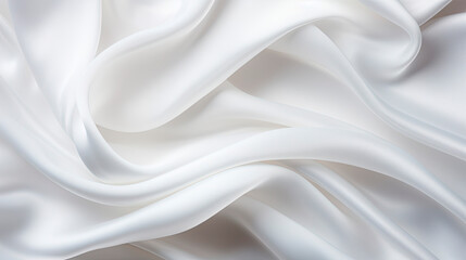 Fototapeta premium A close up of a white fabric with numerous folds