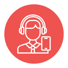 Gen Z Male icon vector image. Can be used for New Media.