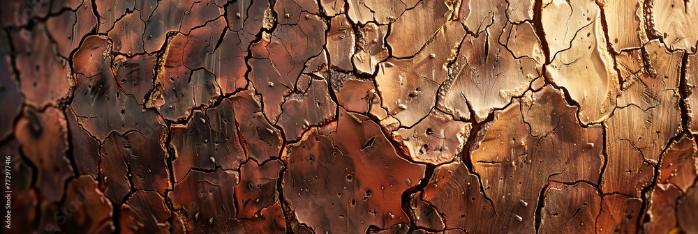 Poster rustic and textured background featuring old, weathered surfaces with hints of rust and decay, showc