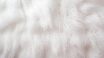 White fur texture close-up on black background - obrazy, fototapety, plakaty