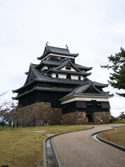 Obraz premium 素材 広告 文字入れ おしゃれ 松江城 