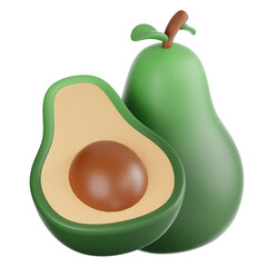 3D Illustration fresh Fruit