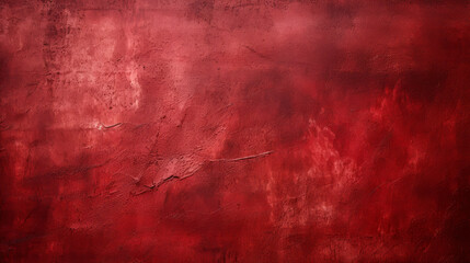 Close up of a red painting on white background