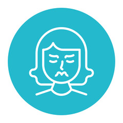 Portrait icon vector image. Can be used for Museum.