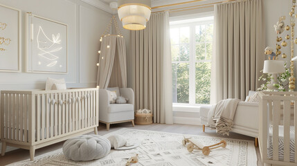 Incorporate playful and safe toys into the room's decorated, ensuring they are easily accessible for the baby.