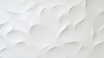White wall with wavy lines