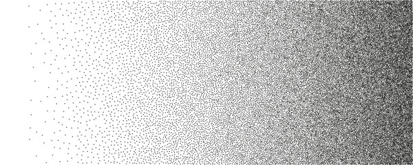 A grayscale horizontal background. Gradient vector with a grainy texture