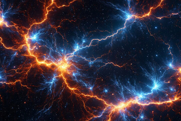 Hochspannungsentladung im all