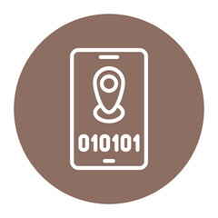 Tracking Number icon vector image. Can be used for Postal Service.