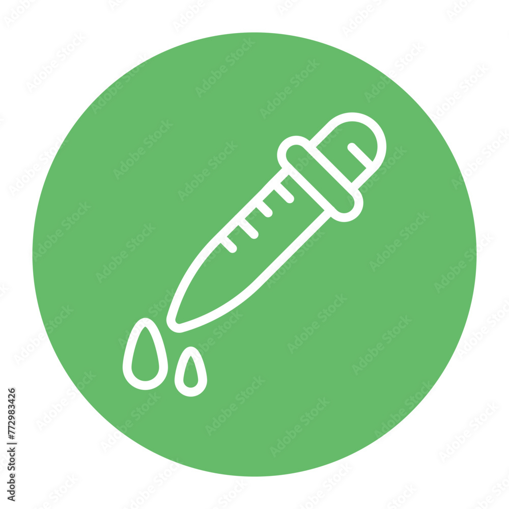 Poster dropper icon vector image. can be used for science.