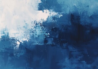Aquatic Abstract A Blue Ocean of Creativity Generative AI