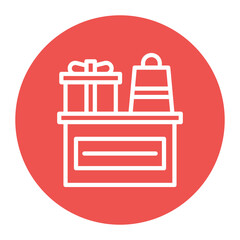 Shopping Items icon vector image. Can be used for Trading.