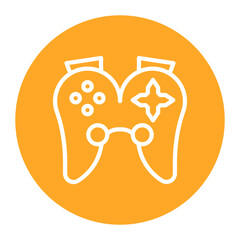 Joypad icon vector image. Can be used for Retro.