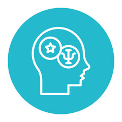 Popular Psychology icon vector image. Can be used for Psychology.