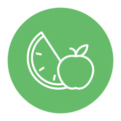 Fruits icon vector image. Can be used for Nutrition.