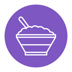 Porridge icon vector image. Can be used for Nutrition.