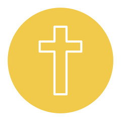 Obraz premium Latin Cross icon vector image. Can be used for Carnival.