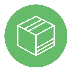Box icon vector image. Can be used for Supply Chain.
