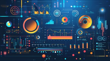 Obraz premium the role of data science in revolutionizing industries such as healthcare, finance, and transportation.