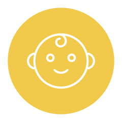 Baby icon vector image. Can be used for Child Adoption.