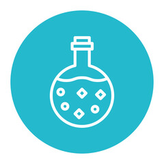 Potion icon vector image. Can be used for Fairytale.