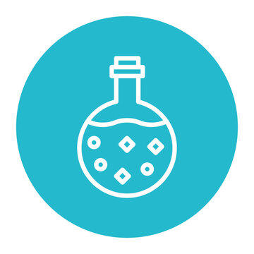 Potion icon vector image. Can be used for Fairytale.
