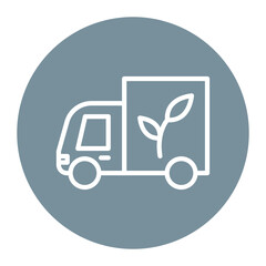 Sustainable Transportation icon vector image. Can be used for Global Warming.