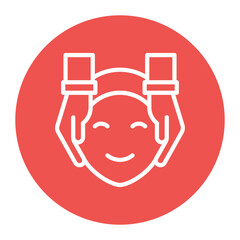 Facial Treatment icon vector image. Can be used for Cosmetology.