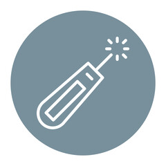 Laser Therapy icon vector image. Can be used for Cosmetology.