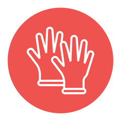 Gloves icon vector image. Can be used for Crime Investigation.