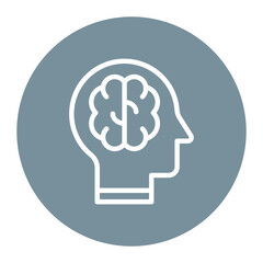 Mentally Strong icon vector image. Can be used for Staff Management.