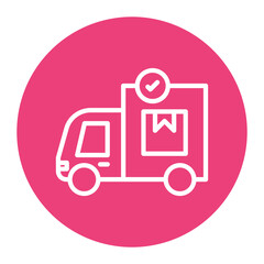 Order Shipped icon vector image. Can be used for Digital Retail.