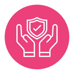 Trust icon vector image. Can be used for Teamwork.