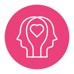 Empathy icon vector image. Can be used for Core Values.