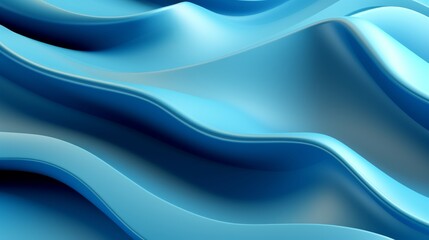 Dynamic 3d blue metallic contoured lines with topographical effect abstract design - obrazy, fototapety, plakaty