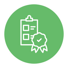 Success Criteria icon vector image. Can be used for Project Assesment.