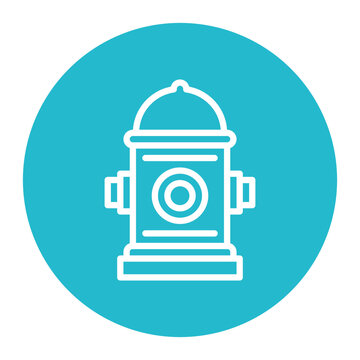 Fire Hydrant icon vector image. Can be used for Public Utilities.