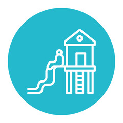 Outdoor Fun icon vector image. Can be used for Daycare.