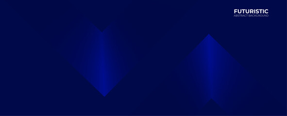 Obraz premium Futuristic abstract background with overlap layer. Modern geometric shapes lines design elements. Glowing blue lines. Future technology concept. poster, cover, banner, brochure, corporate, website
