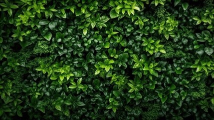 Fototapeta na wymiar Herb wall, plant wall, natural green wallpaper and background. nature wall. AI-generated