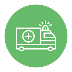 Ambulance icon vector image. Can be used for Tuberculosis.