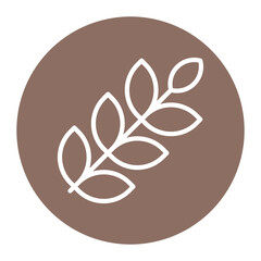 Olive Branch icon vector image. Can be used for Islamic New Year.