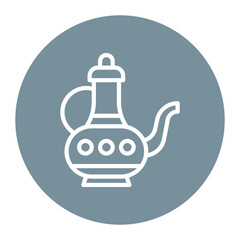 Arabic Coffee icon vector image. Can be used for Eid al Adha.