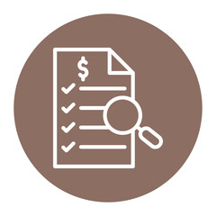 Tax Evaluation icon vector image. Can be used for Business Audit.